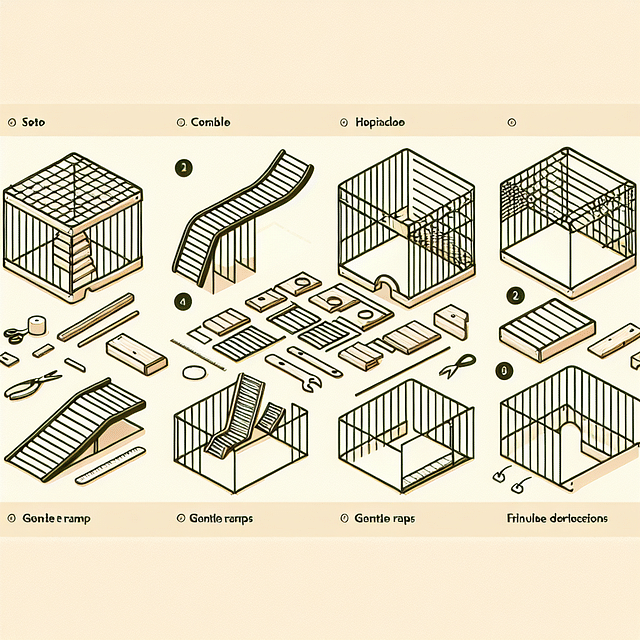 gentle ramps in a hamster cage