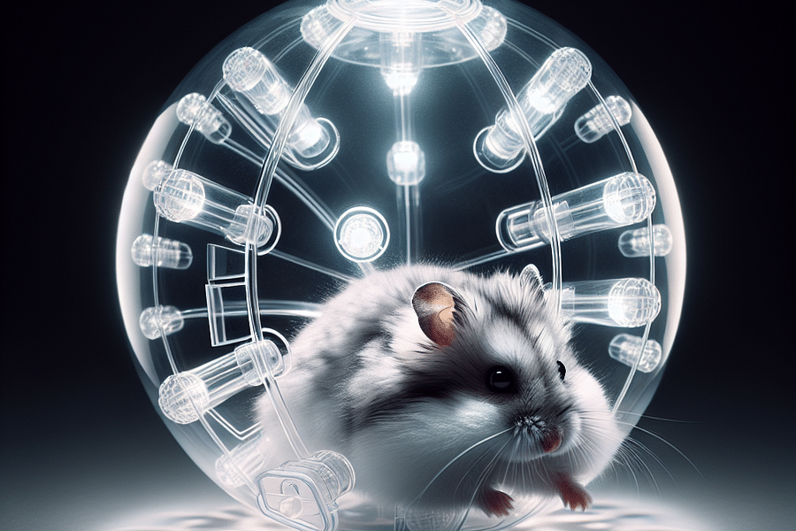 Niteangel Transparent Luminous Hamster Ball