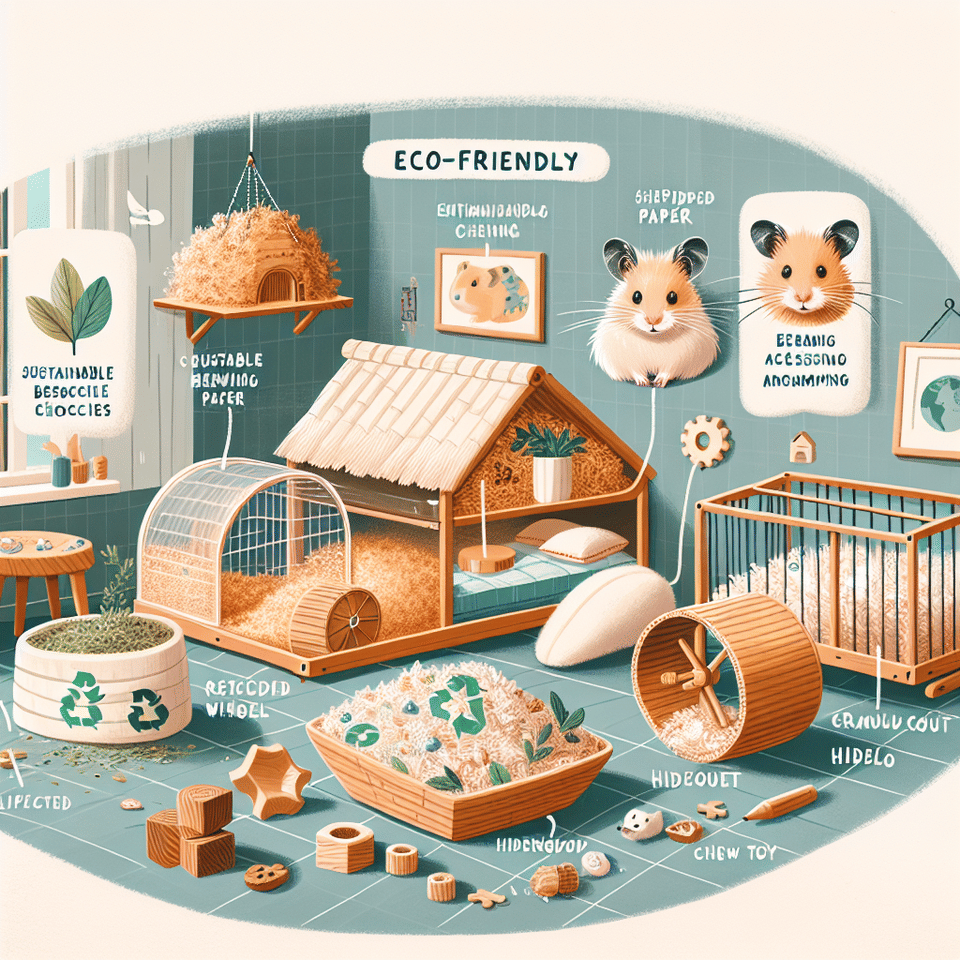Eco-friendly Hamster Care: Sustainable Bedding and Accessory Options for Your Small Pet