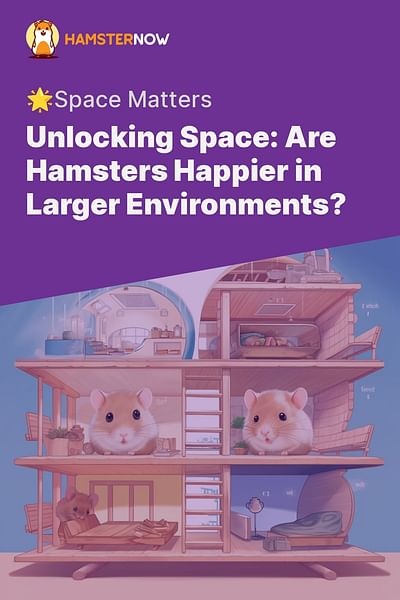 Unlocking Space: Are Hamsters Happier in Larger Environments? - 🌟Space Matters