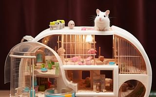 How can I accessorize my hamster's cage?