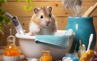 How often should you clean a Russian dwarf hamster?