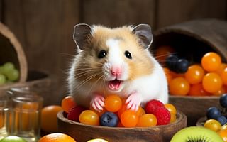 Is it safe to feed fruits and vegetables to my hamster?