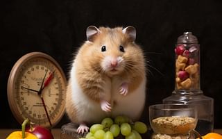 What is the lifespan of a hamster and what should they eat?