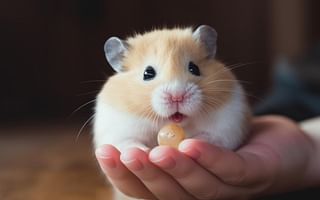 What should I do if I accidentally drop my hamster?